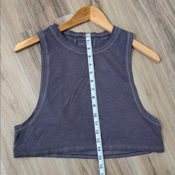 Lululemon Athletica Women’s Sleeveless Crop Top – Dark Purple/Grey – Est. 8 - Picture 4 of 4